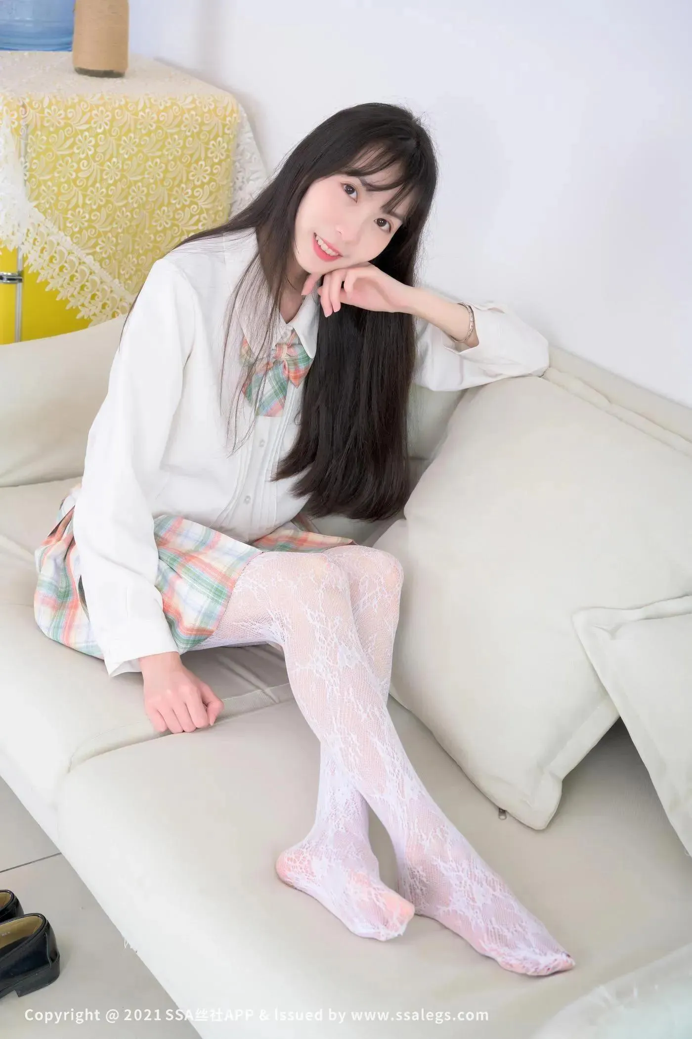 [SSA丝社]超清写真 NO.677 腿模团团的白色网袜（下） [68P]插图5